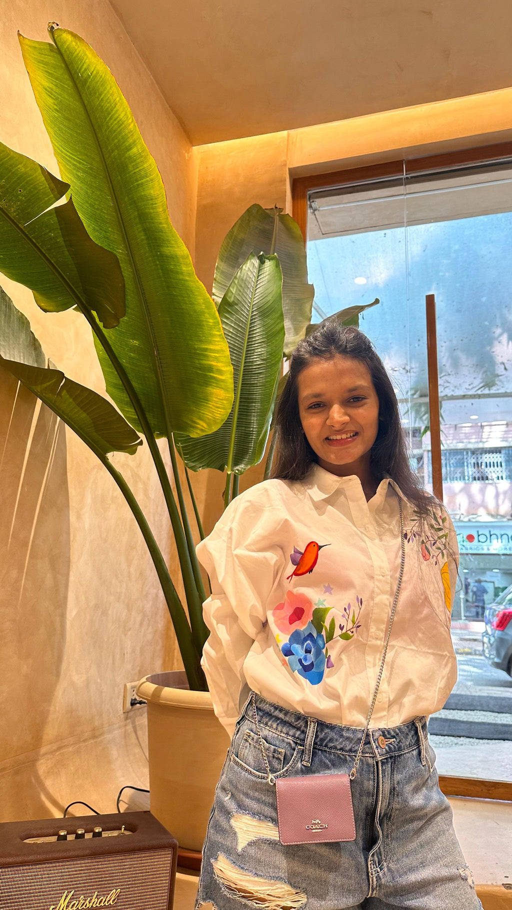 Songbird garden shirt