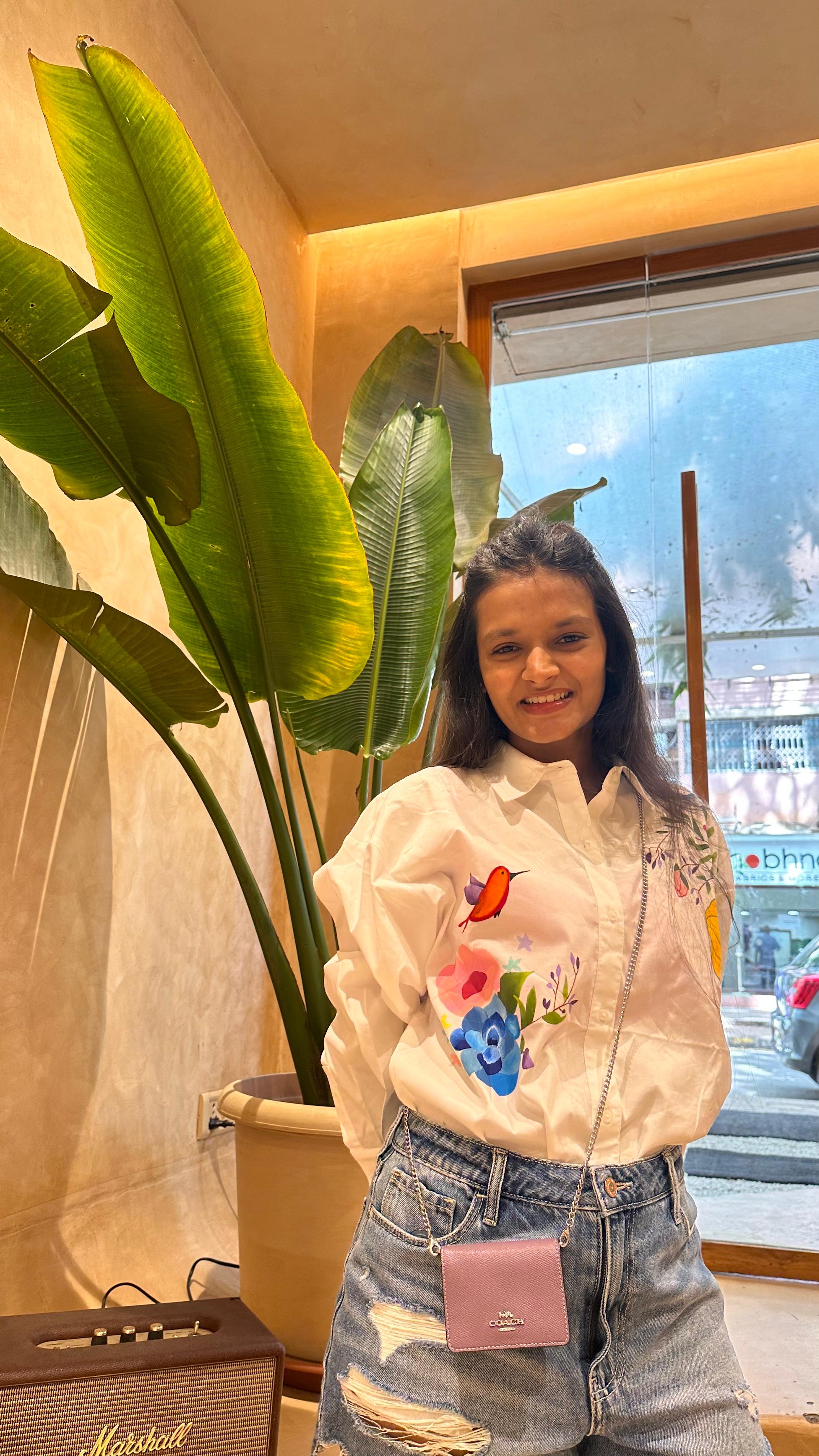Songbird garden shirt
