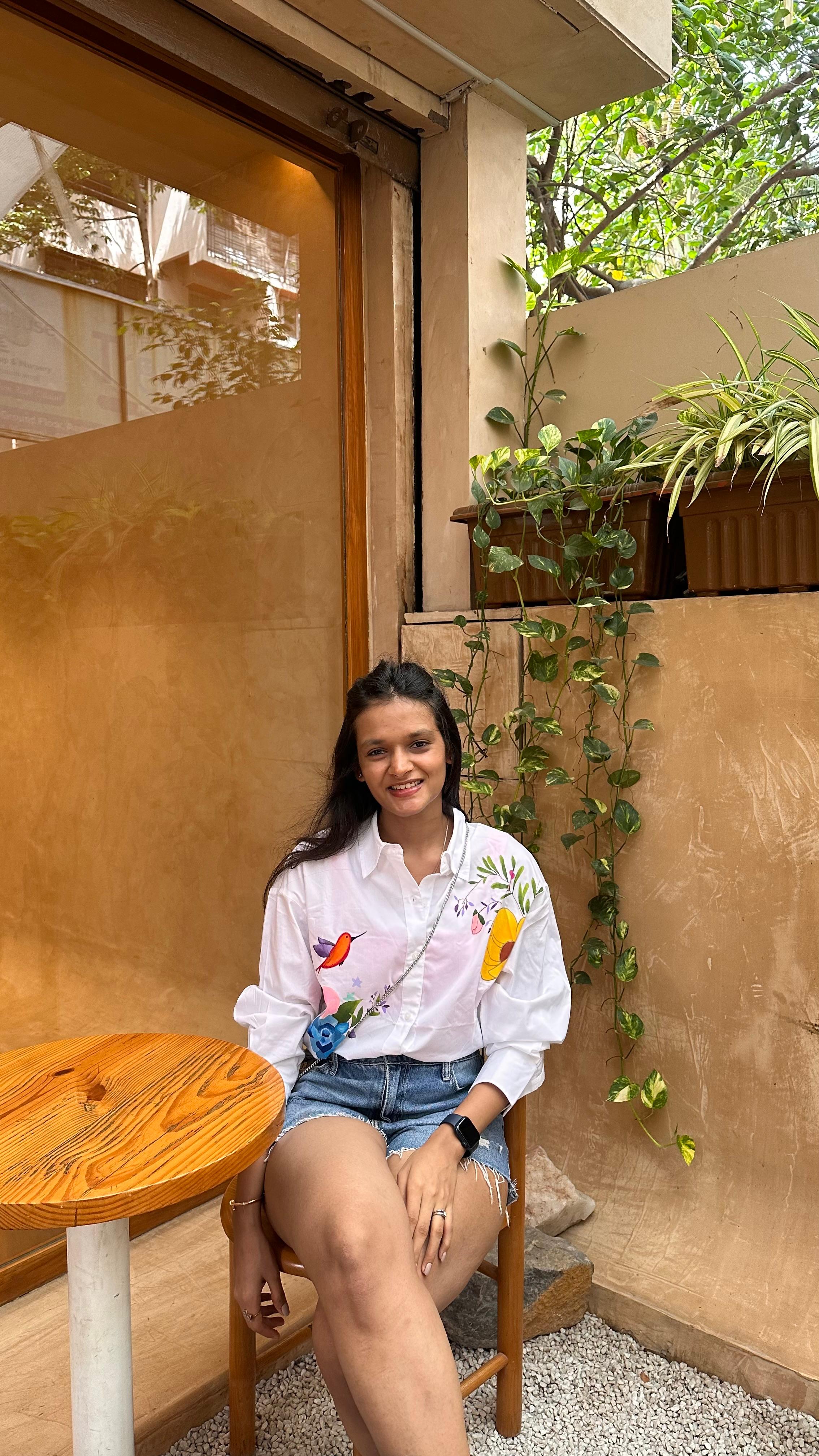 Songbird garden shirt