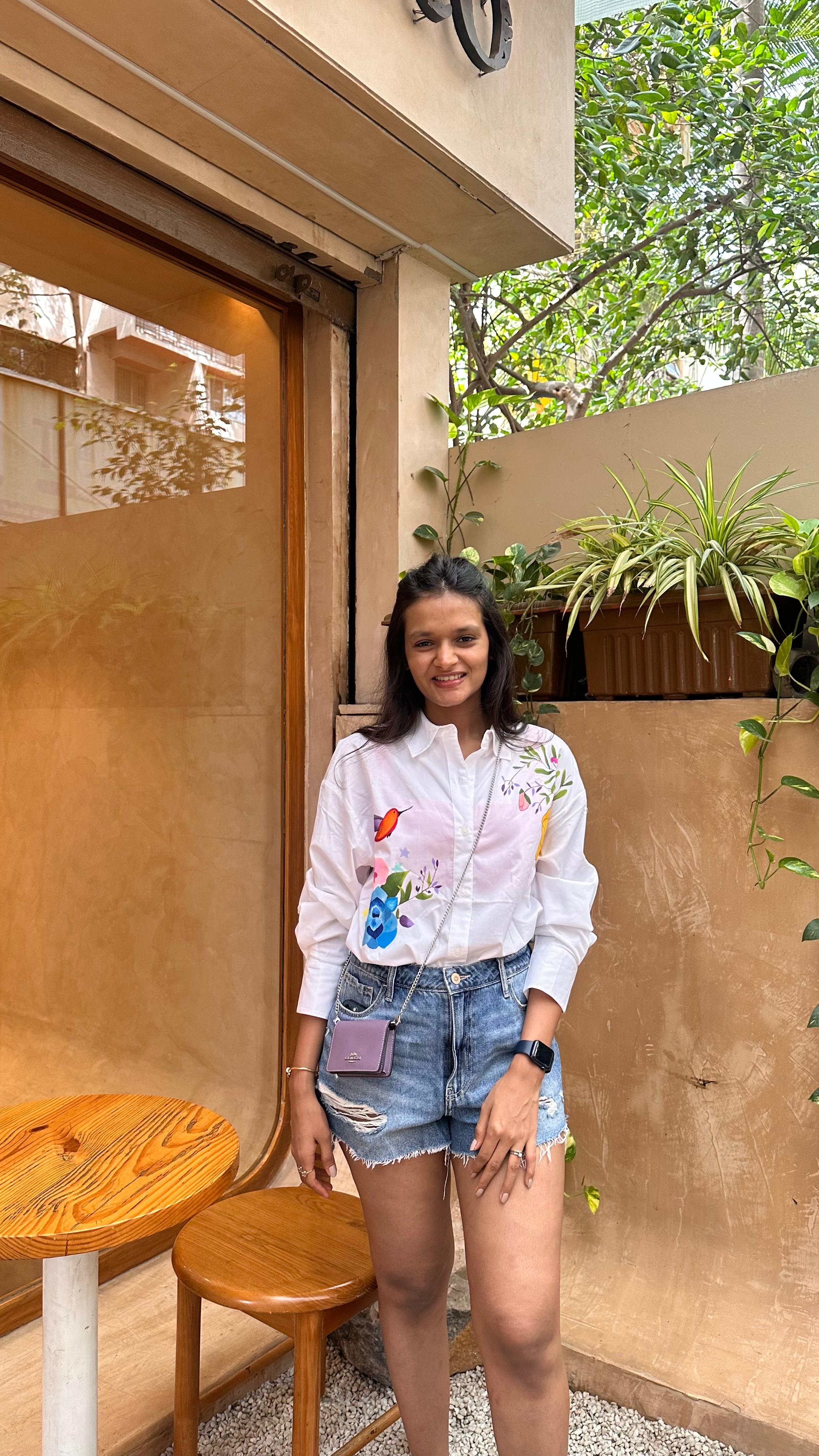Songbird garden shirt