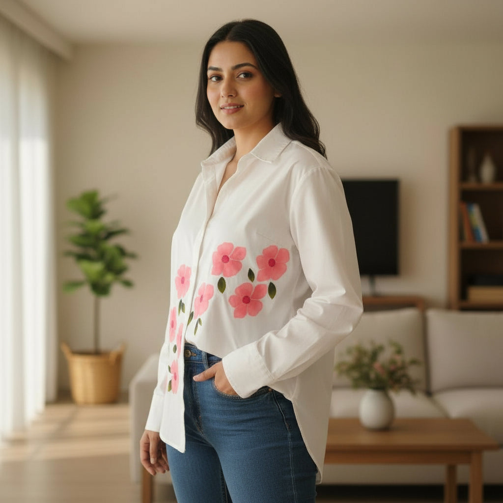 Pink Bloom Shirt