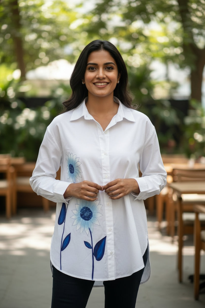 Blue Bloom Shirt