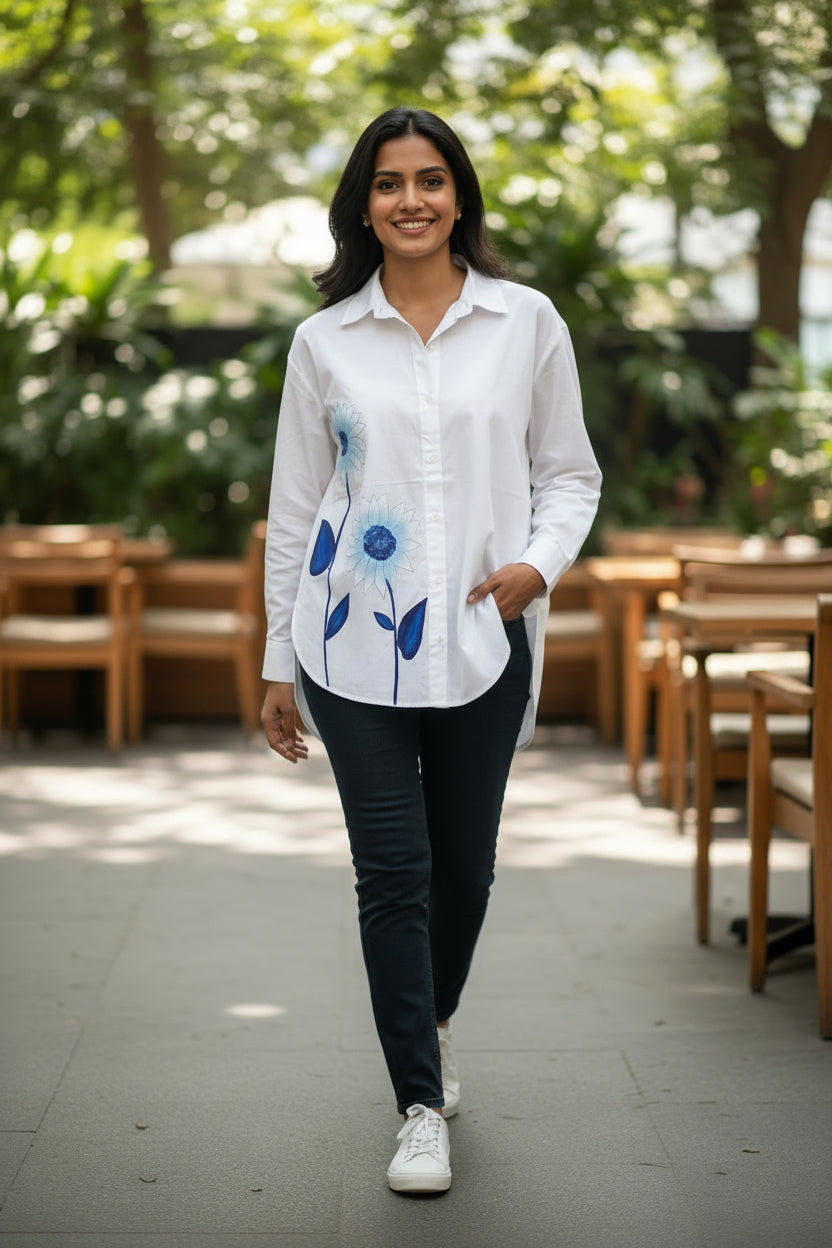 Blue Bloom Shirt