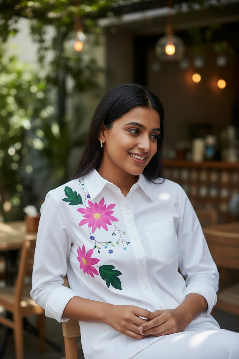 Magenta Meadow Shirt
